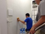 Thi công giấy dán tường tại Lê Văn Lương