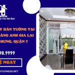 Happy Home Thi Công Giấy Dán Tường Tại Tòa Nhà Hoàng Anh Gia Lai 3