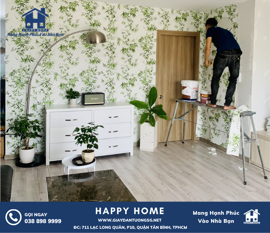 Lựa chọn Happy Home - công ty cung cấp giấy dán tường hàng đầu hiện nay