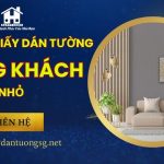 Lựa Chọn Hoàn Hảo Về Giấy Dán Tường Cho Phòng Khách Nhỏ