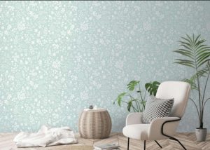 Giấy dán tường Hàn Quốc họa tiết hoa nhí tinh tế