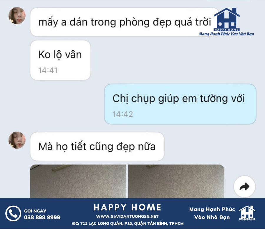 Những lời nhận xét từ khách hàng của Happy Home sau khi thi công xong