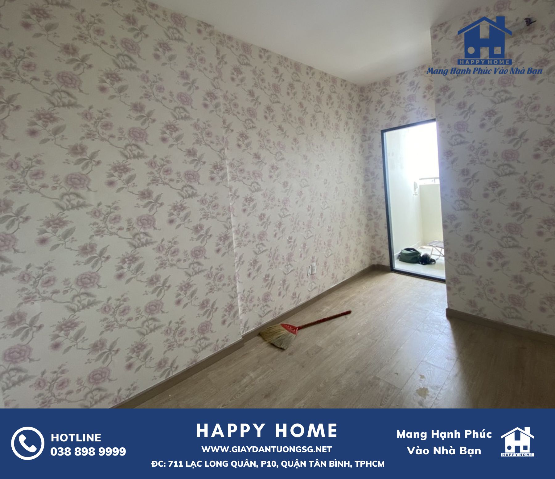 Chinh phục không gian sống với giấy dán tường Hàn Quốc của Happy Home