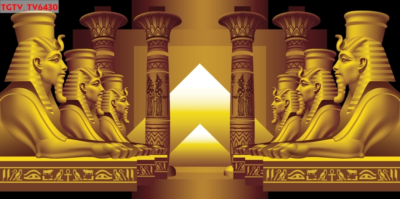 Mẫu dán tường các vị thần Pharaoh