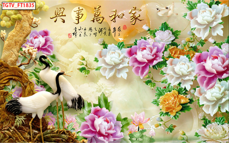 Tranh phong thủy giả ngọc 02