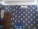 giấy dán tường , Happy Home thi công giấy dán tường, thi công giấy dán tường cho nhà chú Sơn, thi công giấy dán tường tại quận 2, giấy dán tường giá rẻ